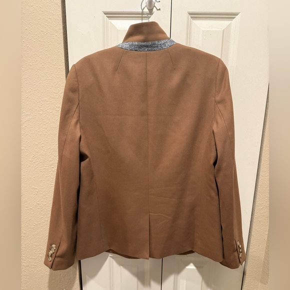 J.Crew Regent Blazer in Camel Wool Flannel , size 12 - Picture 7 of 15